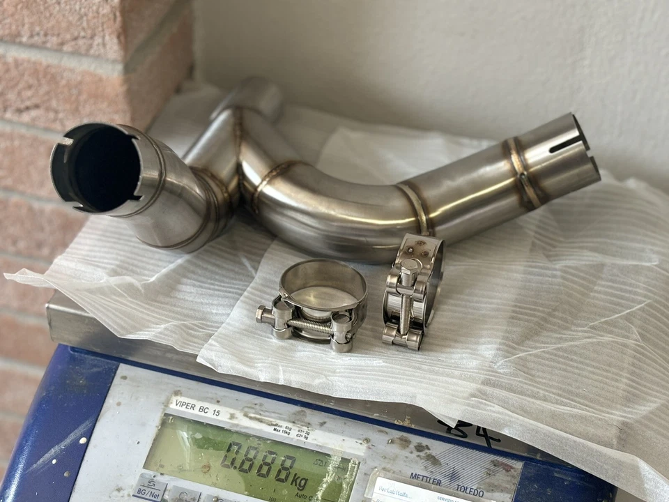 COLLETTORE CATALIZZATORE RACING SPORTIVO INOX - DUCATI DESERT X 950 2022-2024 - Immagine 4 di 4