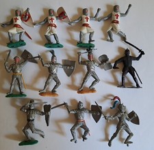 TIMPO GT britain toys lotto 11 vecchi vintage soldatini medievali crociati
