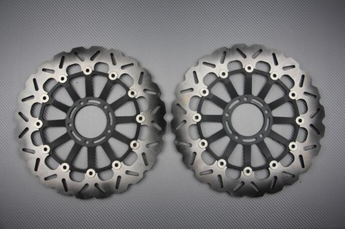 Pair Wave Front Brake Discs 330mm DUCATI SUPERBIKE PANIGALE V4/S/R 2018-23 - 第 1/5 張圖片