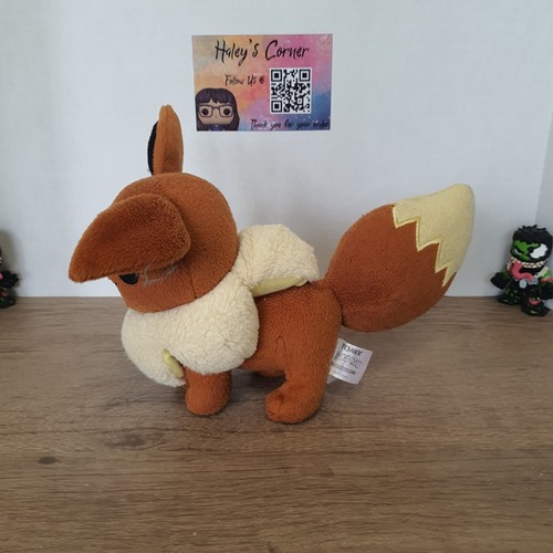 Pokemon Eevee Plush With Open Mouth Smiling 6" 2017 Tomy - Picture 3 of 4