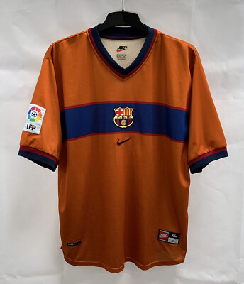 Barcelona Third Football Shirt 1998/00 Adults XL Nike A584 | eBay UK