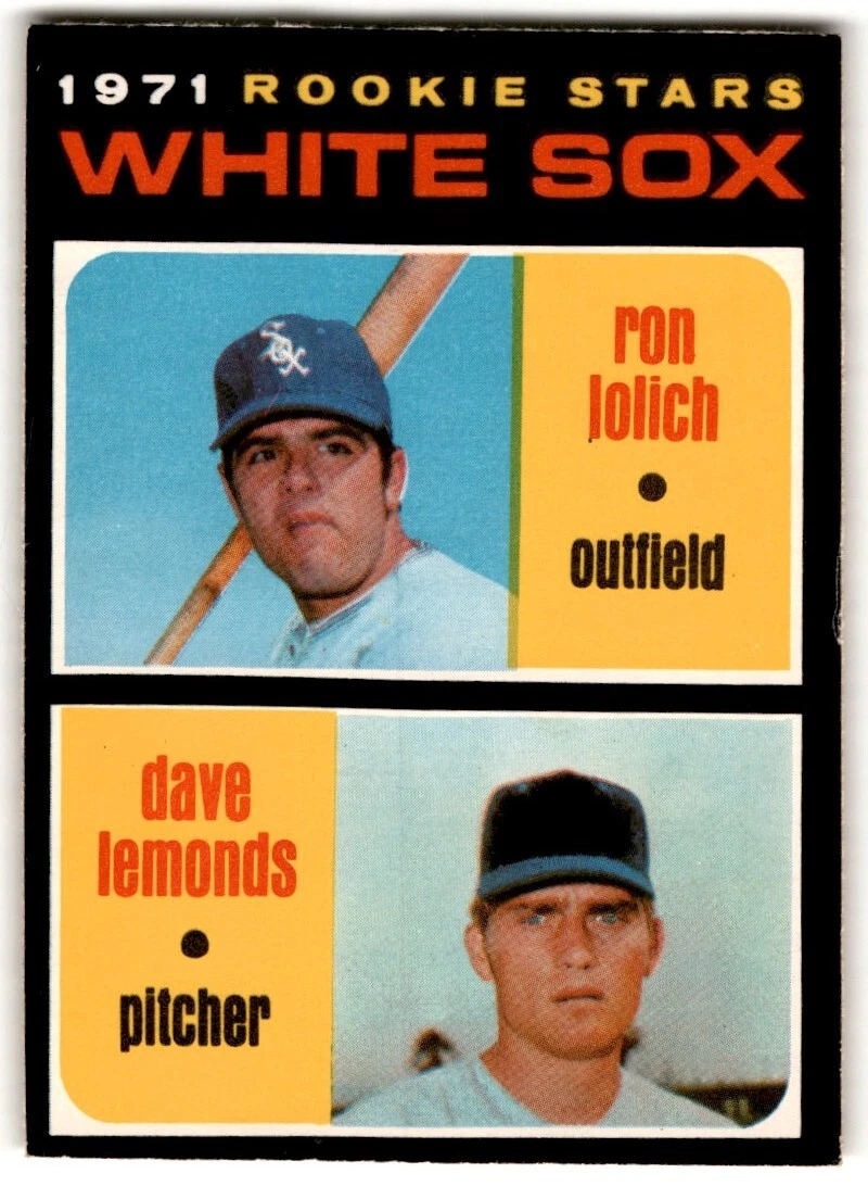 1971 O-Pee-Chee White Sox Rookies - Ron Lolich/Dave Lemonds Rookie #458