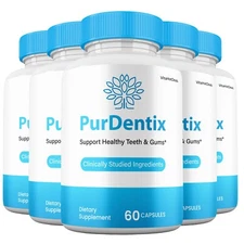 Pur Dentix Pills for Gums and Teeth Probiotics,  Oral Supplement (5 Pack)