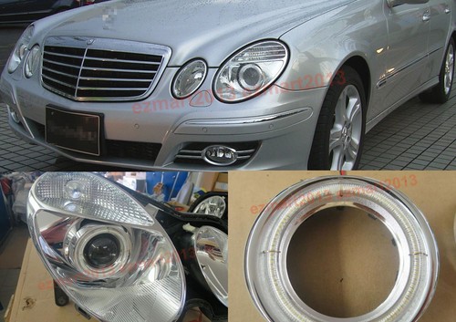 Chasing RGB halo ring for Benz W211 03-09 Dream color Signal Flash APP BT lamp - Foto 2 di 22