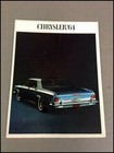 1964 Chrysler Vintage Car Sales Brochure - New Yorker Newport 300 Convertible