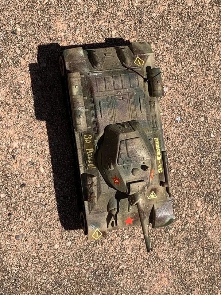 Solido Verem 1/50, char T34/75 Russe canon 75, WW2, Modèle Rare, Tbe - Photo 2/4