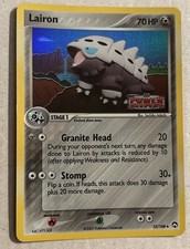 Lairon Reverse Holo 32/108 Ex Power Keepers Pokemon Stamped Card  on eBay