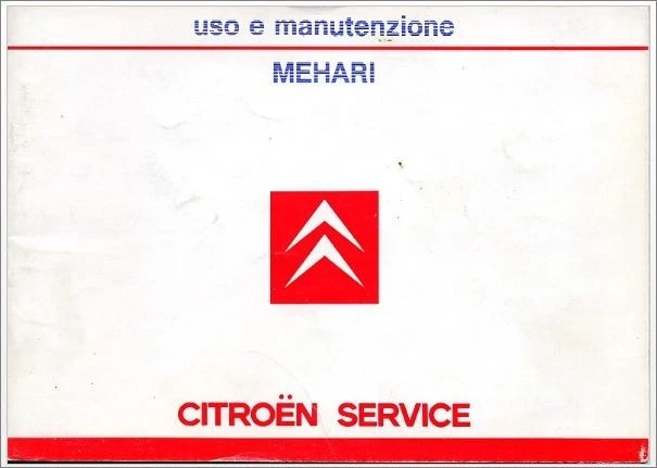 CITROEN MEHARI 1985 - MANUALE USO E MANUTENZIONE – Driver’S Handbook! - Immagine 4 di 4
