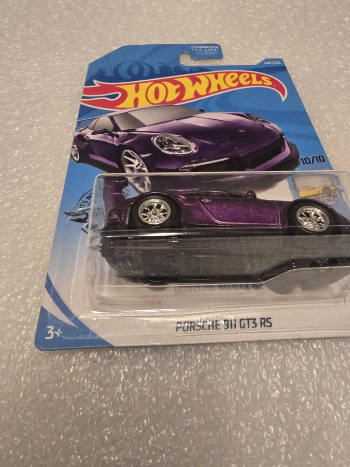 💥Hot Wheels Púrpura Porsche 911 GT3 RS Super Treasure Hunt Protector Pack STH Foto 2 de 4