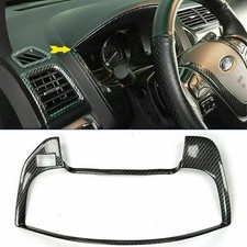 For Ford Explorer 2011-2019 Carbon Fiber Inner Instrument Panel Frame Cover Trim