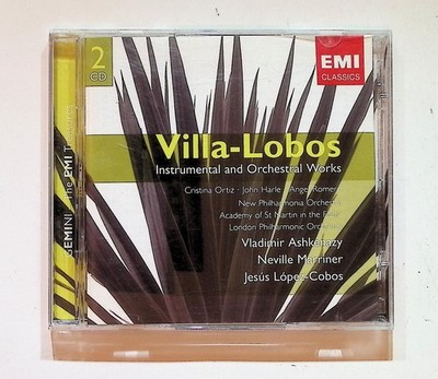 Villa-Lobos Instrumental & Orchestral Works 2 CD EMI Classics Classical