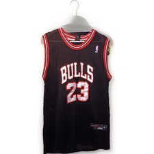 Vintage 2000s Mens Nike Team Michael Jordan Black Jersey Embroidered Size XL