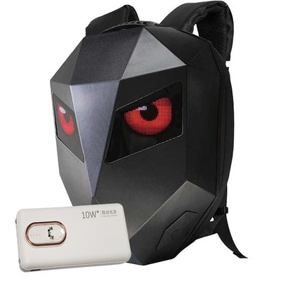 Wasserdicht Motorrad Tasche Led Bluetooth Rucksack mit Lautsprecher + Powerbank