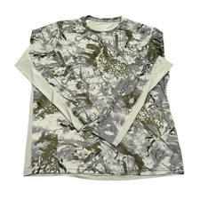 Under Armour ISO CHILL Long Sleeve Shorebreak Camo Fishing Shirt Men's Size XL