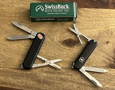 Wenger Buck Legend AND Victorinox Classic SD Multi Tool SUPER Nice!! Lot Of 2