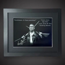 Framed Vinnie Jones Signed Photo-Lock Stock And Two Smoking Barrels £64.99 16X20
