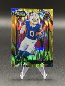 2024 Panini Select KEON COLEMAN Gold Shock Prizm Club Level Rookie RC /10 Bills