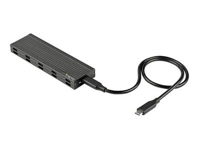 StarTech.com M.2 USB-C 10Gbps to NVMe or SATA SSD Enclosure Portable External
