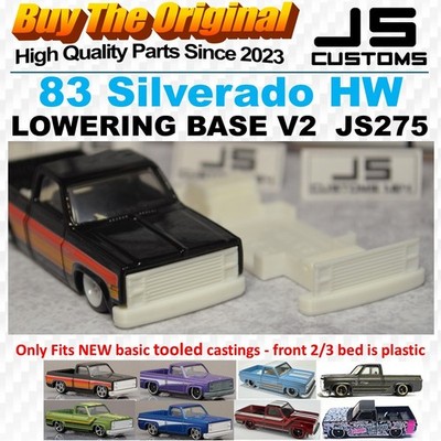 Lowering Base - 83 Silverado Hot Wheels 2022-Current - New Tooling See Listing