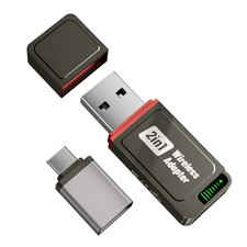 2-in-1 Wireless Adapter f r CarPlay Android Auto