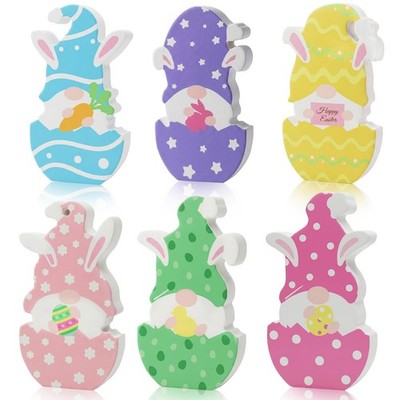 6 PCS Easter Decorations for 0.59 inches (W) x 3.9 (L), Multicolor 