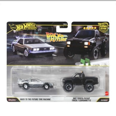 Hot Wheels 2026 - 2-Pack - Back to the Future Time Machine - Toyota Pickup Truck