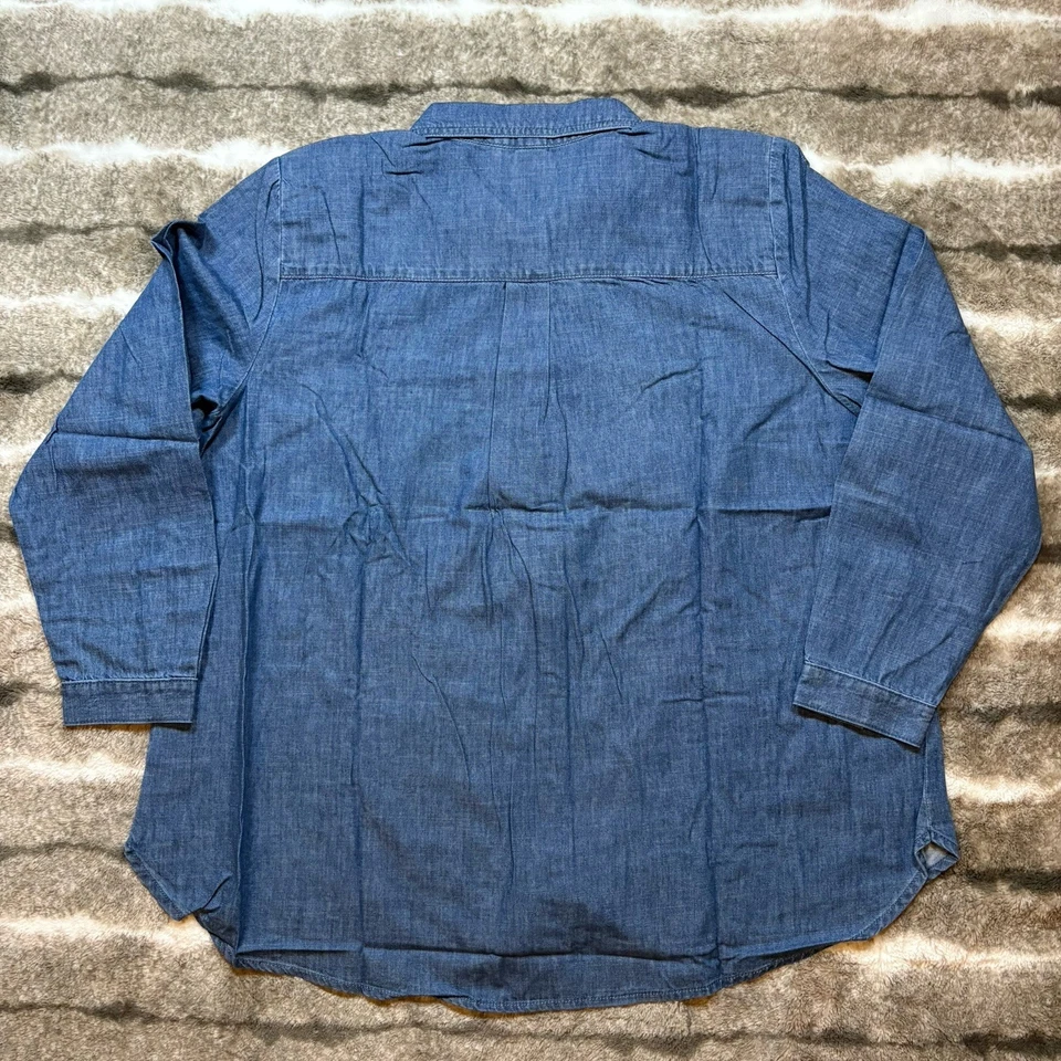Sudadera túnica Coldwater Creek Forest Of Firs Denim Talla: 2X Nueva con etiquetas Foto 3 de 4