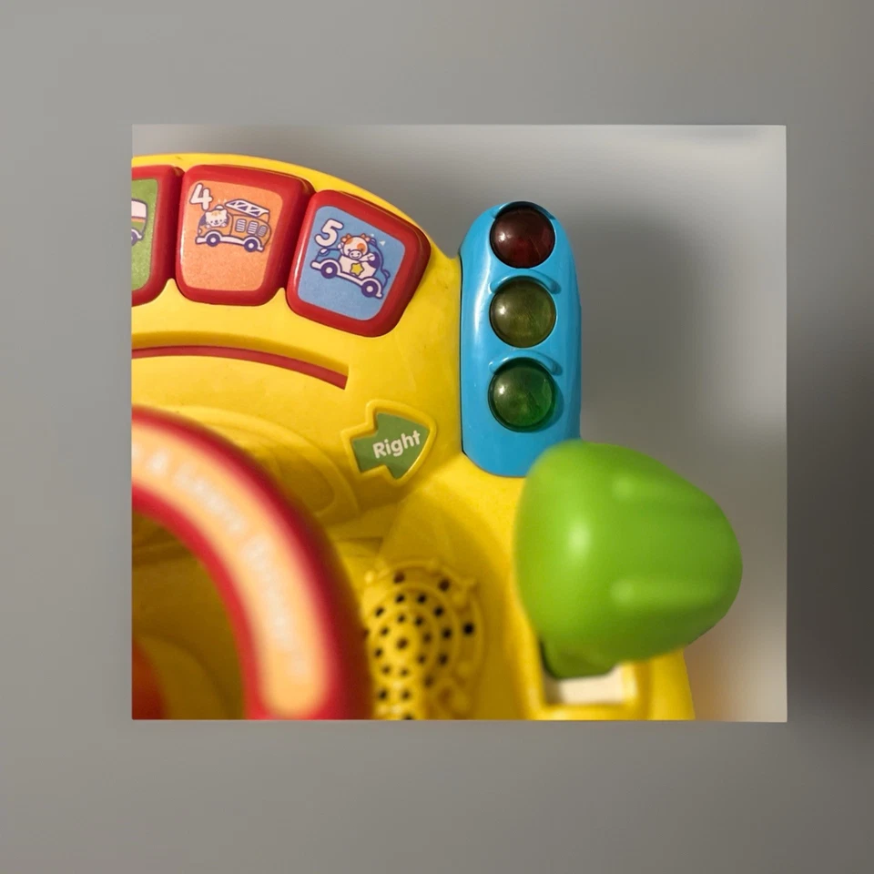 Volante VTech Turn and Learn Driver Sonidos Coche COMO NUEVO Probado Funciona Foto 3 de 4