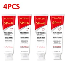 SP-6 Probiotic Whitening Toothpaste 4-Pack – Mint Mousse Deep Clean Bright White