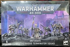 Games Workshop Warhammer 40K Grey Knights Brotherhood Terminator Squad NIB