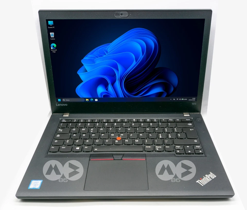 Lenovo ThinkPad T470 · i5-6300U · 8GB · 240GB, foto 1 di 5