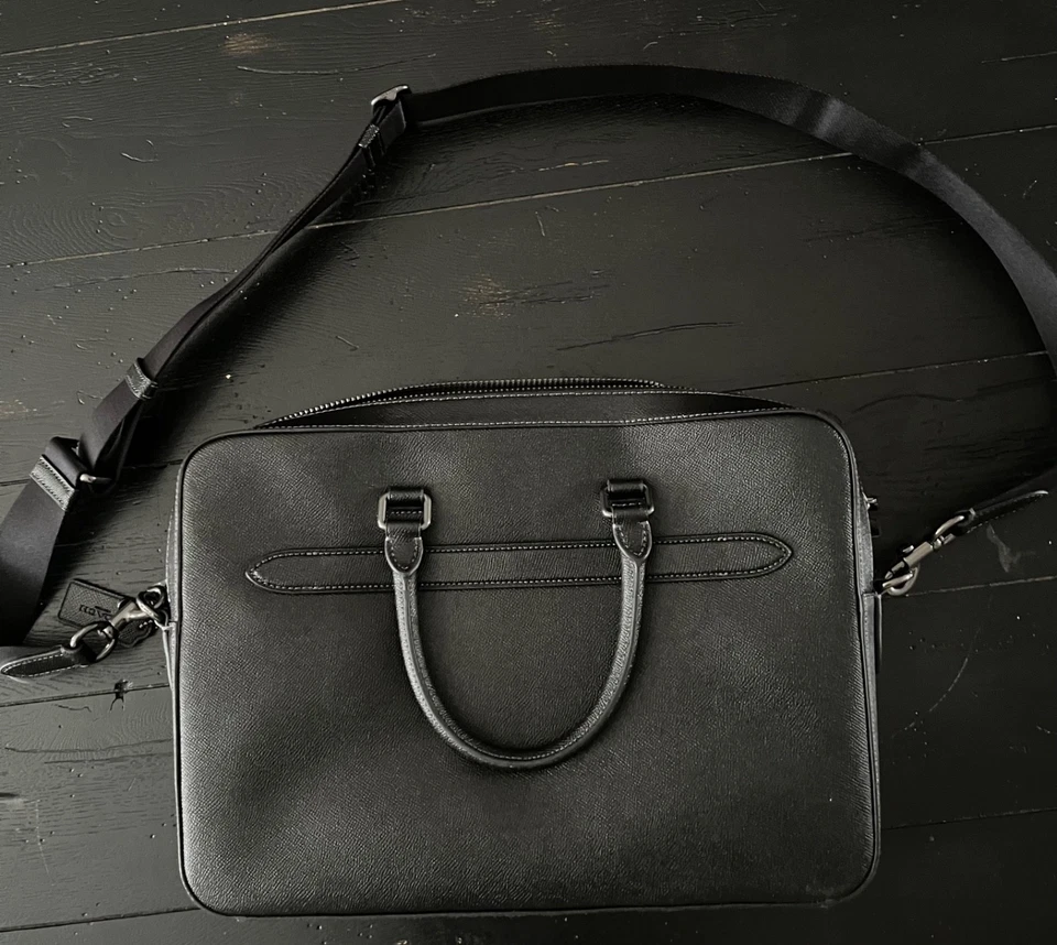 Coach Graham Slim Brief Color — Gunmetal/Black - Image 2 of 4