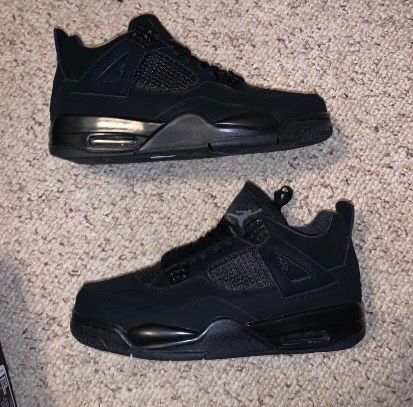 Size 11.5 - Jordan 4 Retro Mid Black Cat for sale online | eBay display picture 1