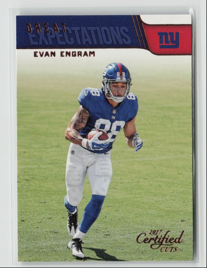 2017 Donruss Certified Cuts Evan Engram #13 Great Expectations New York Giants