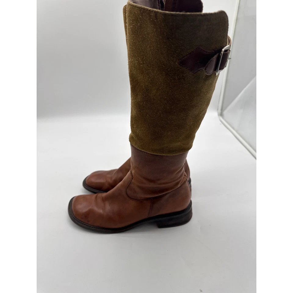 Botas altas de cuero marrón hasta la rodilla J. Jill para mujer talla 9M ecuestres Foto 4 de 4