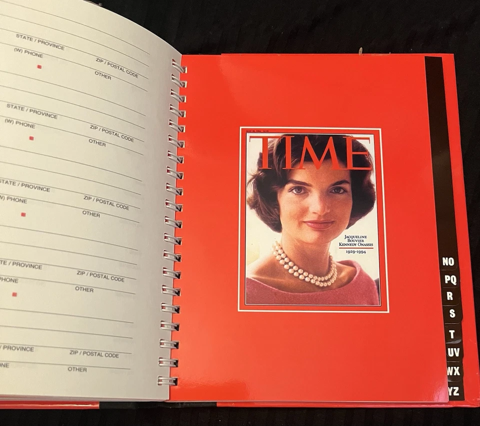 Time Magazine Hard Cover Address Book 1995 NEW Man On The Moon - Image 3 of 4