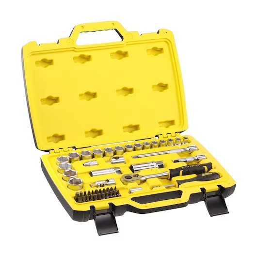 STANLEY FATMAX 3/8 in 120T Ratchet  Socket Set  Accessories 49PC FMMT82684-1Q