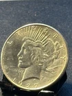 1927-S US Beautiful AU Peace Silver Dollar Semi-Key Date     N161