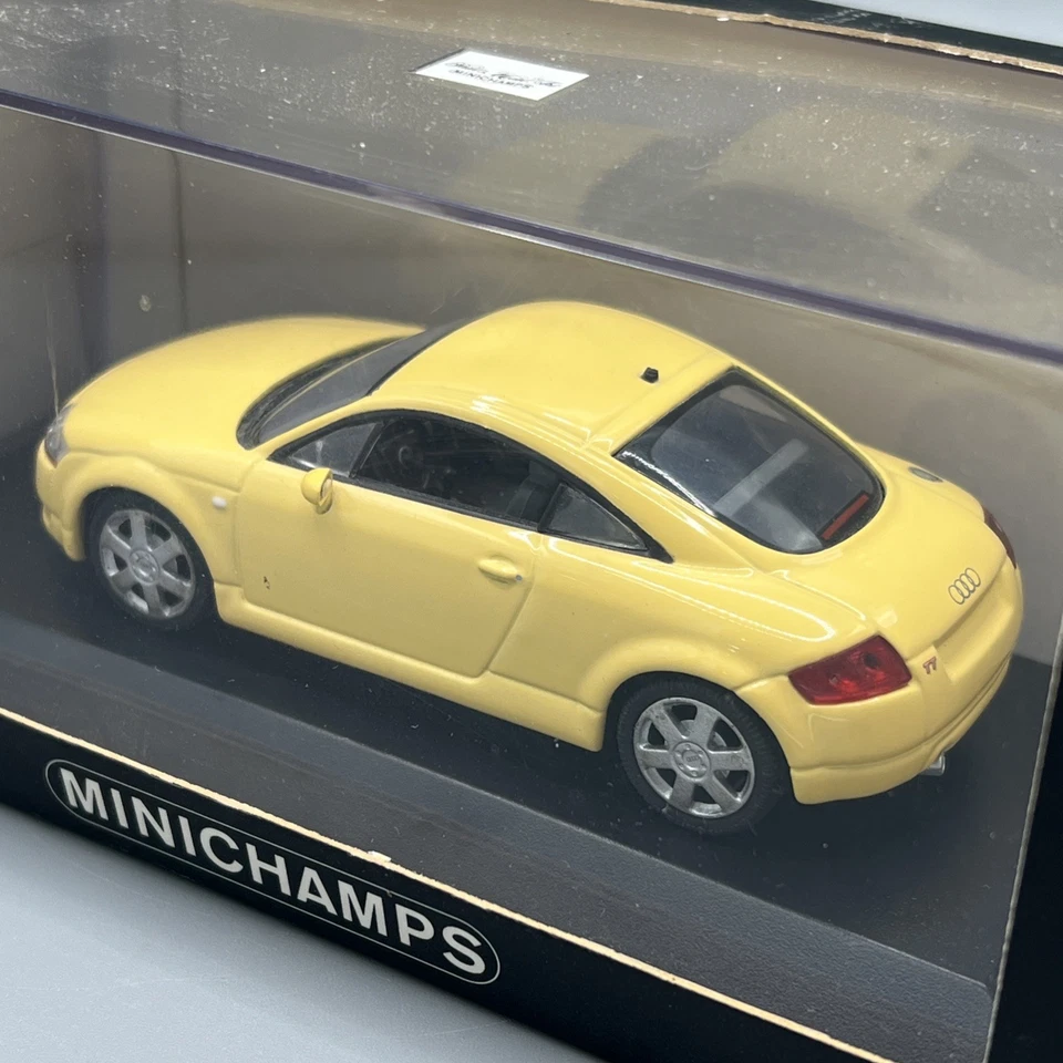 Minichamps 1/43 Scale 1998 Audi TT Mk1 Light Yellow 430017220 FREE FAST P&P - Image 3 of 4