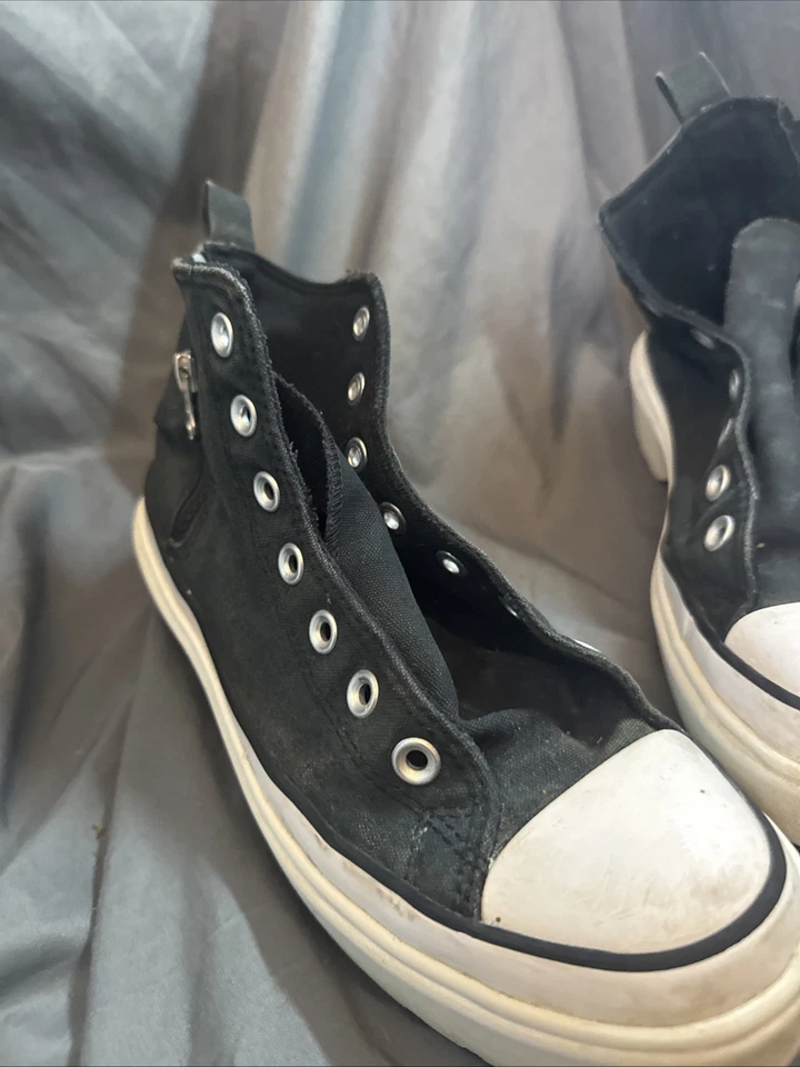 Converse Chuck Taylor All Star Lugged Lift Platform Size 5.5Y Side Zip Rocket - Image 3 of 4