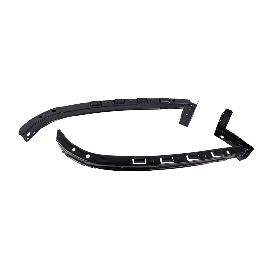 Black Front Bumper Bracket Support Retainer Set (LH+RH) For 2003-2007 Honda Accord