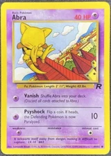 Abra Vintage 2000 Pokemon Team Rocket TCG Card 49/82