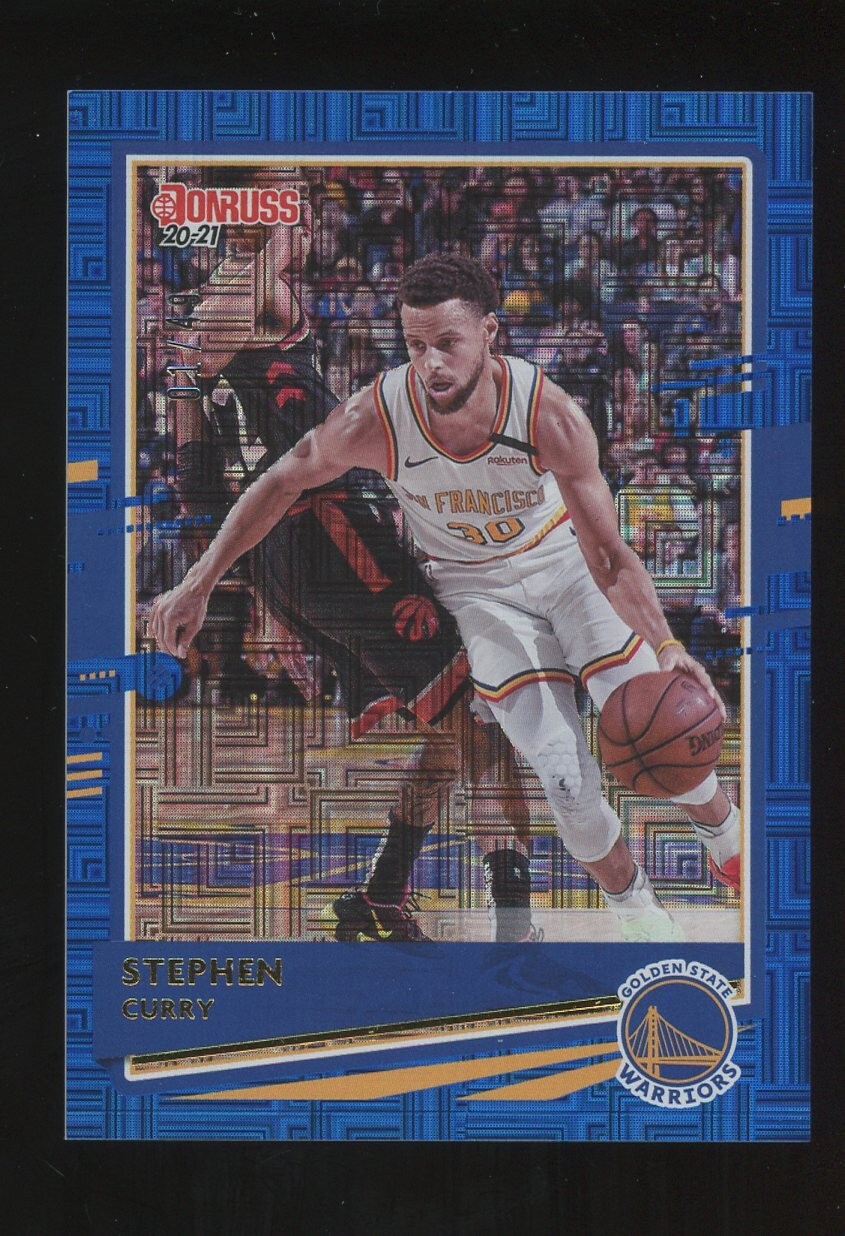 2020-21 Donruss Blue Choice #41 Stephen Curry Golden State Warriors 1/49