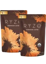 (Pack of 2) Organic RYZE Mushroom Coffee * 30 Servings Per Pack