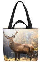 Hirsch Wald Herbst Tasche Hirsch Reh Jagd Wald Urlaub Herbst Geweih Laub Garten