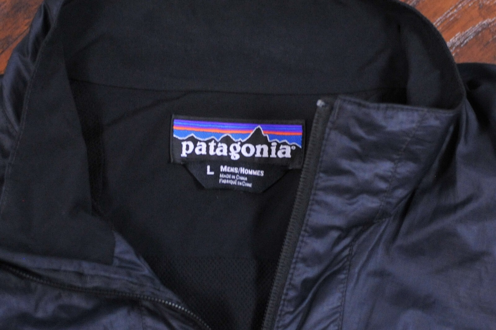 Patagonia Alpine Wind Jacket Black Men's Large L