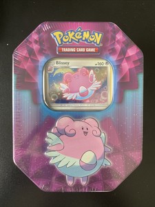 Pokémon - Blissey Tin w/ Foil Card, 3 Booster Packs, Online Code Card