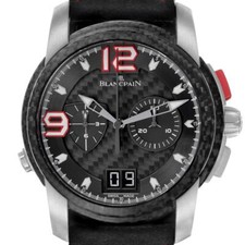 Blancpain L-Evolution Chronograph White Gold Black Dial Mens Watch 8886F