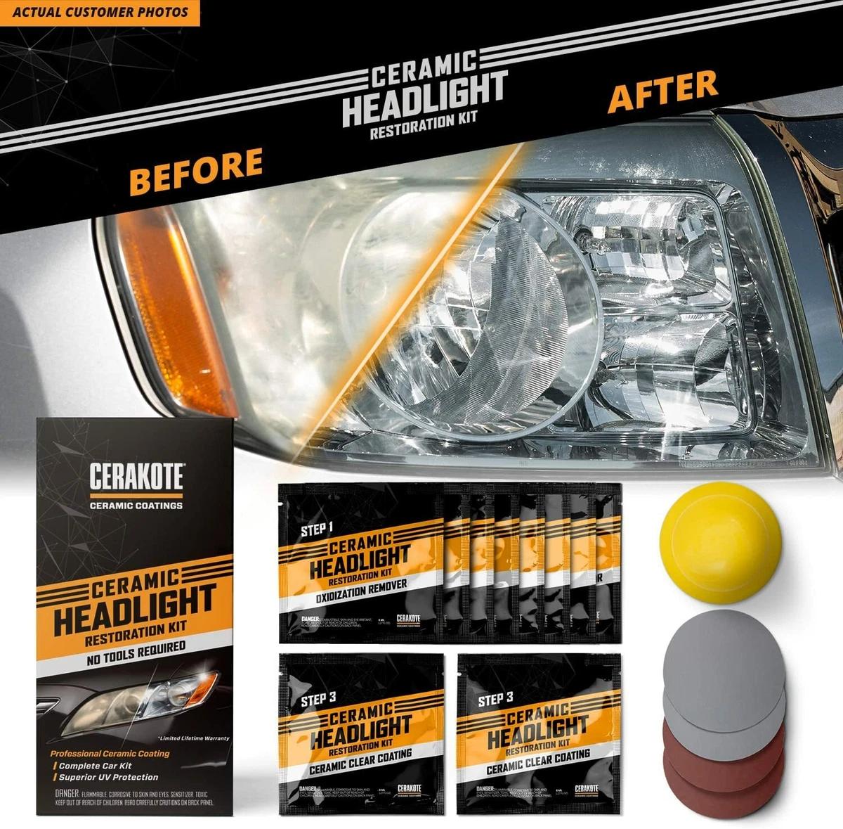 Cerakote Ceramic Headlight Restoration Kit CerakoteCeramics