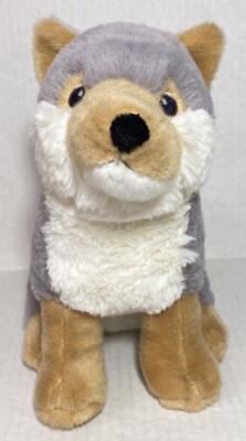 Eco Nation Wolf Plush Aurora 9 Inch Tall 2020 Stuffed Animal Toy
